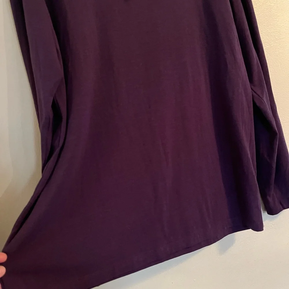 NWT Men’s soft purple long sleeve shirt tee Two Blind Brothers size XL comfy - Picture 2 of 13